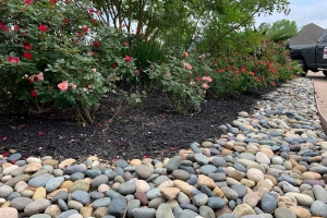 arizona river rock border