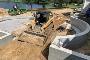 tractor doing dirt work